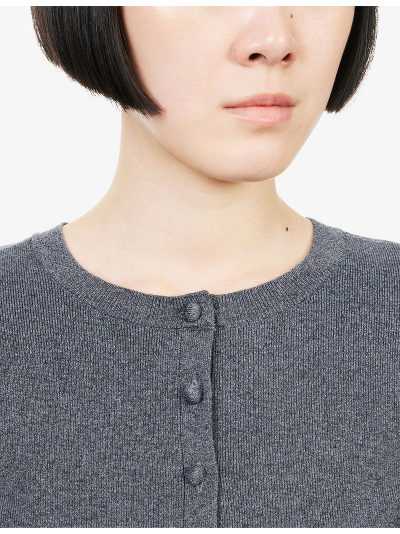 Anzu Round-Neck Knitted Cardigan 5