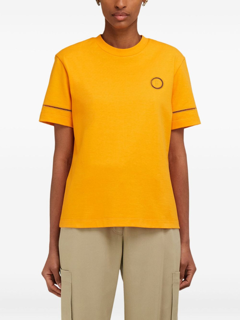 logo-embellished crew-neck T-shirt 3