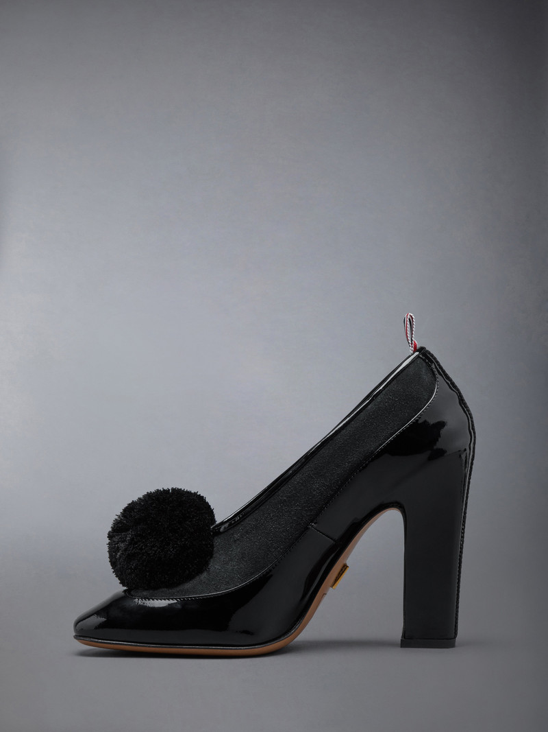 Thom Browne CALF SUEDE POM POM OPERA PUMP 90MM outlook