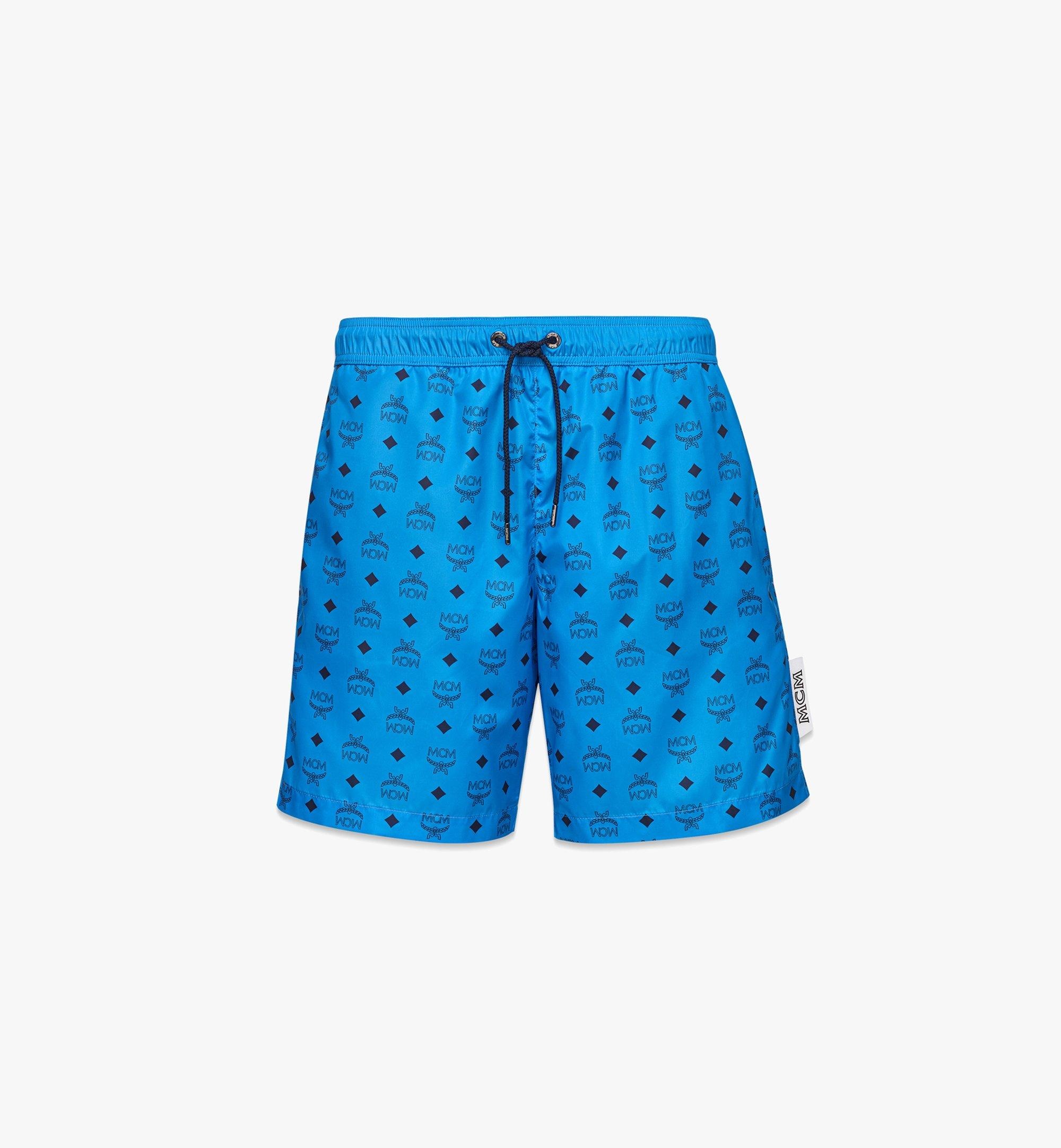 Monogram Print Swim Trunks - 1