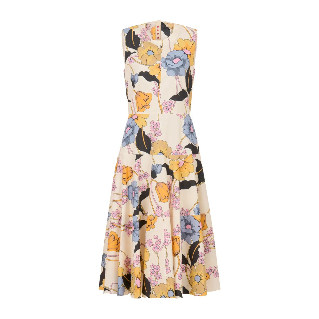 Melodia Floral Print Dress - 1