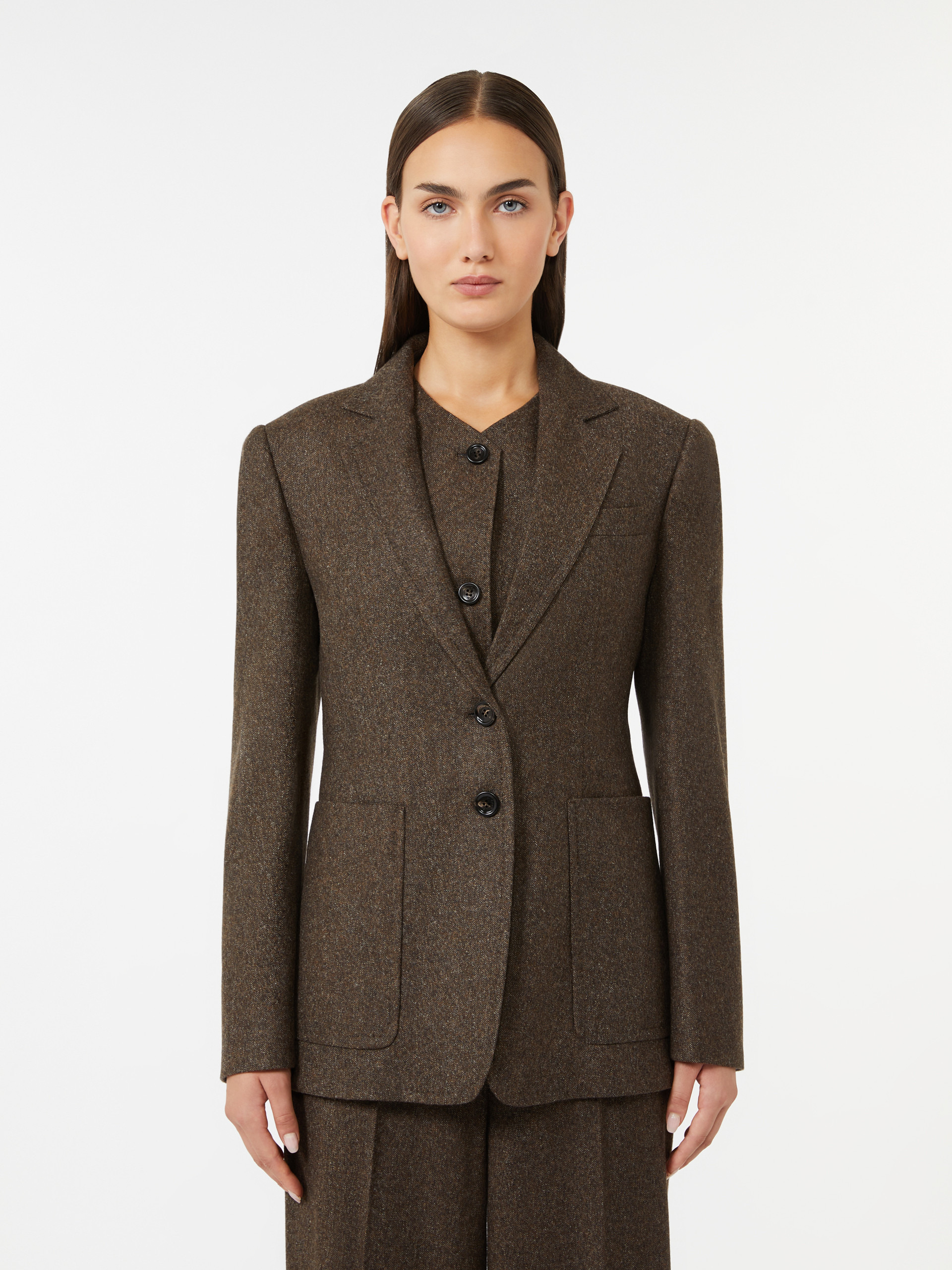 BERMUDA1234 Wool tweed jacket - 3