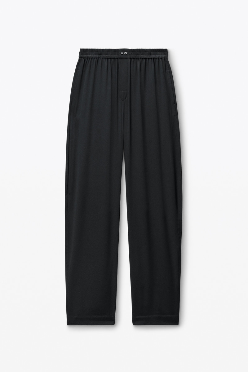 Logo Cutout Boxer Short in Silk 1