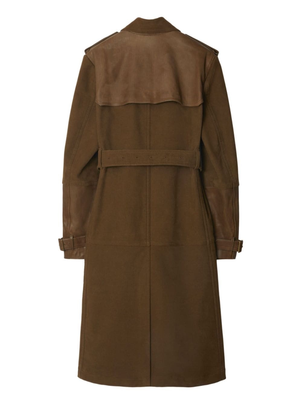 panelled trench coat - 2