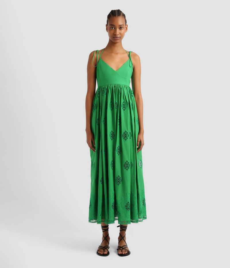 Erdem STRAPLESS LONG DRESS WITH TIES outlook