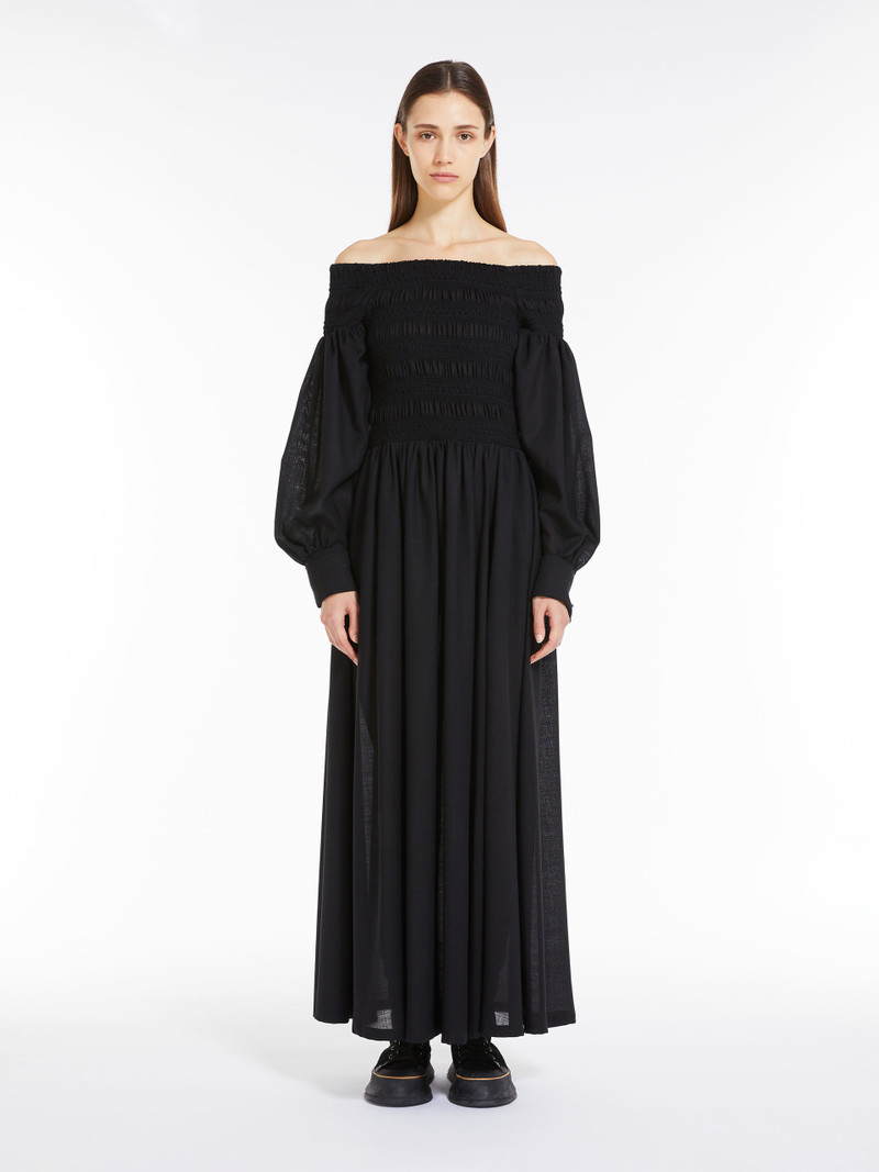 MANU Off the shoulder wool dress 3