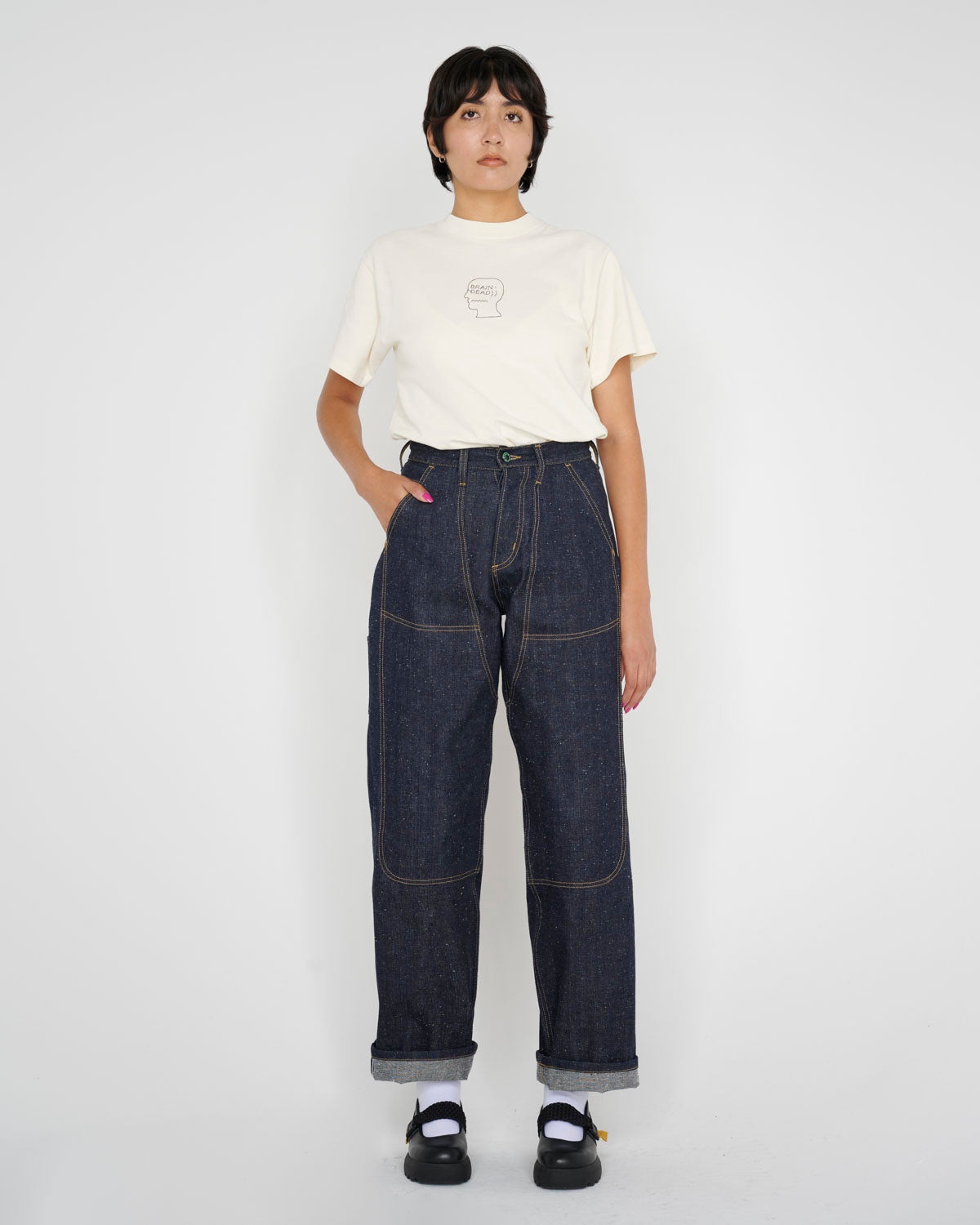 Type 02 14.1oz Selvedge Denim - Indigo - 7