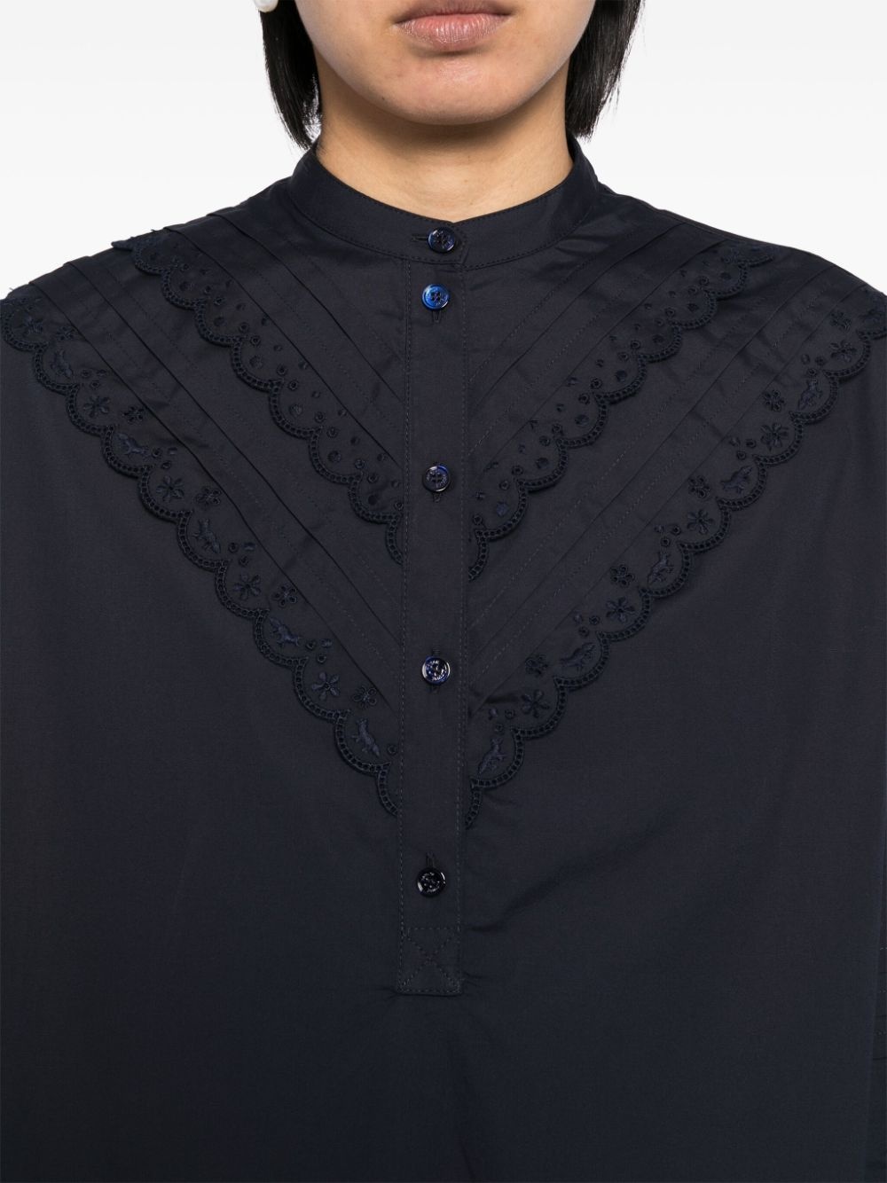 craft embroidery shirt dress - 5