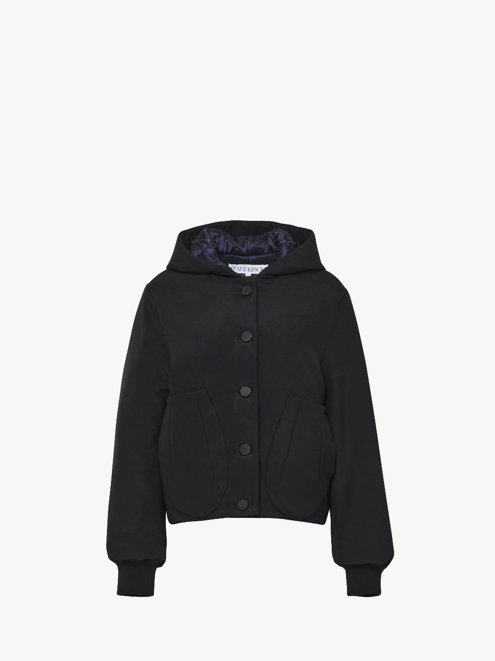 HOODED BLOUSON JACKET - 1