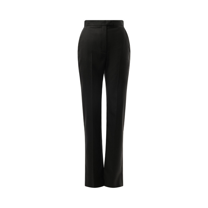 Alexander McQueen Straight Leg Trousers in Grey outlook