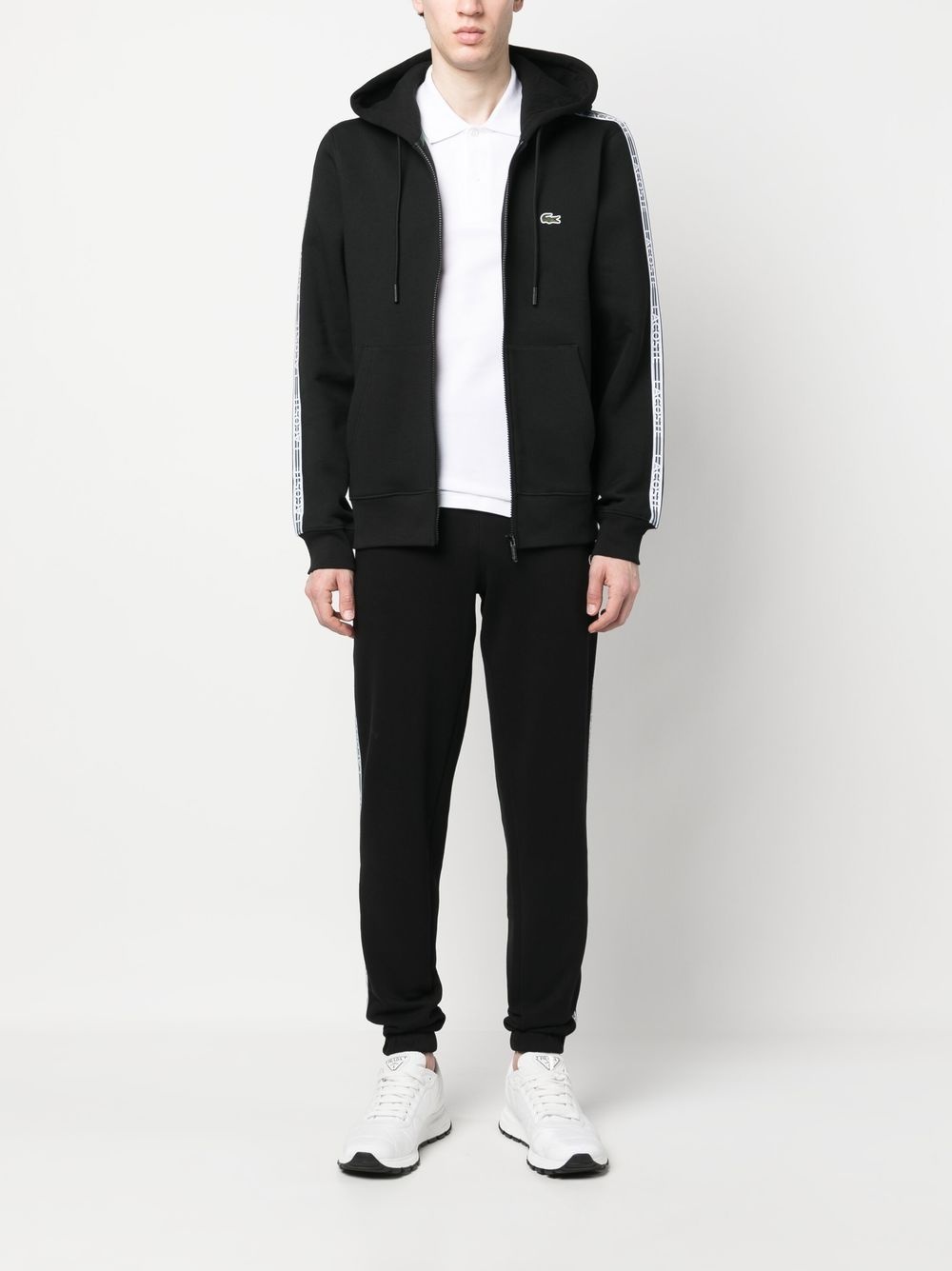 logo-patch cotton sweatshirt - 2
