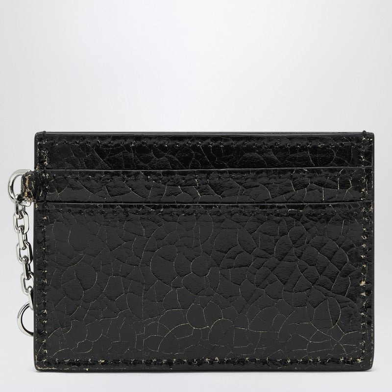T-BAR CREDIT CARD HOLDER BLACK/CARAMEL - 2