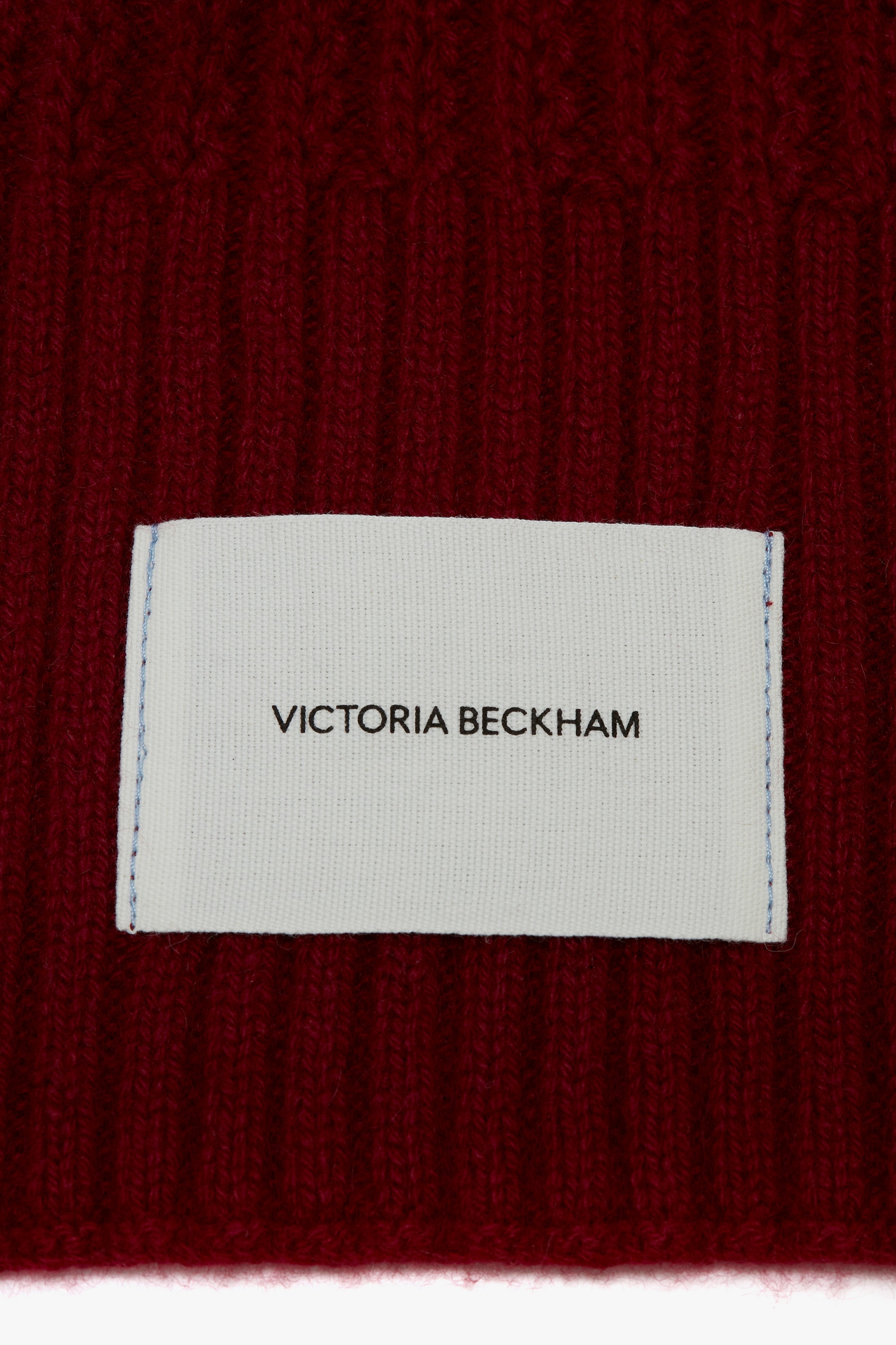 Exclusive Logo Patch Scarf In Burgundy - 2