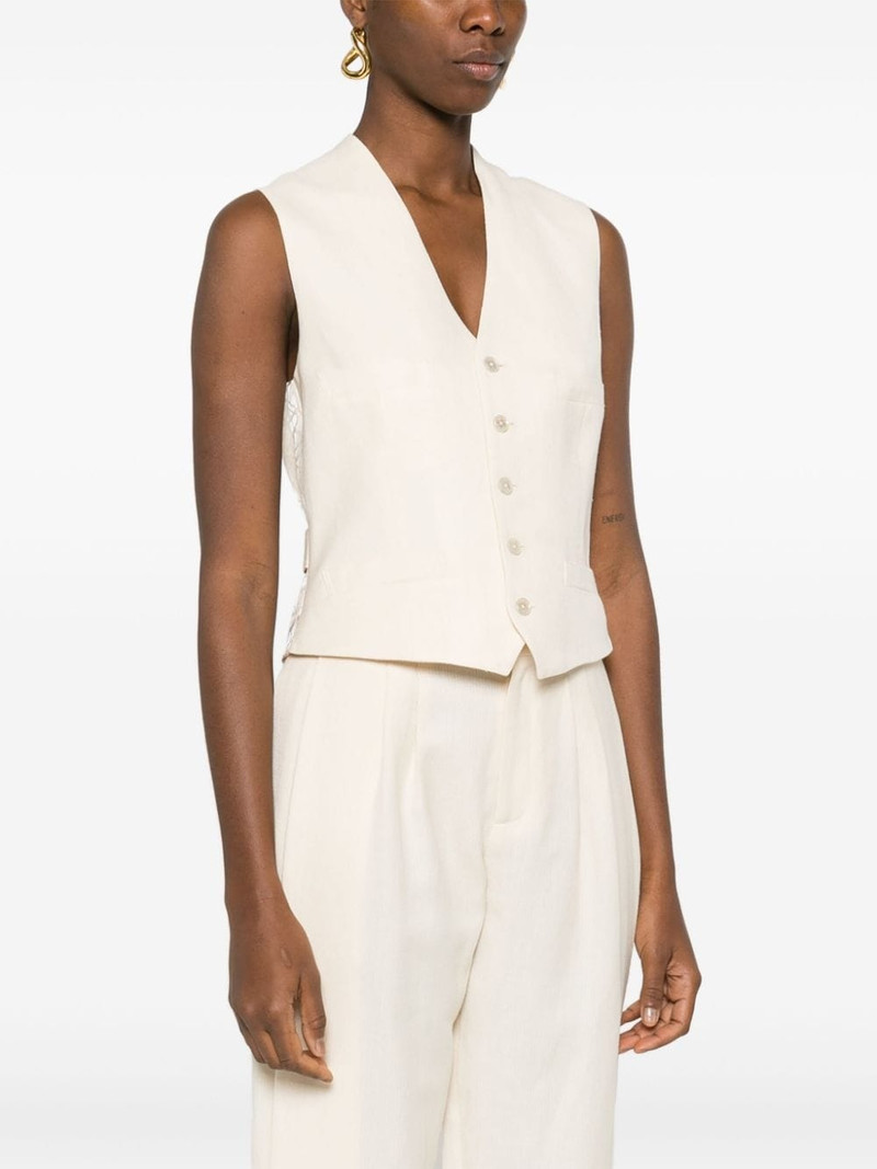 logo-jacquard vest 3