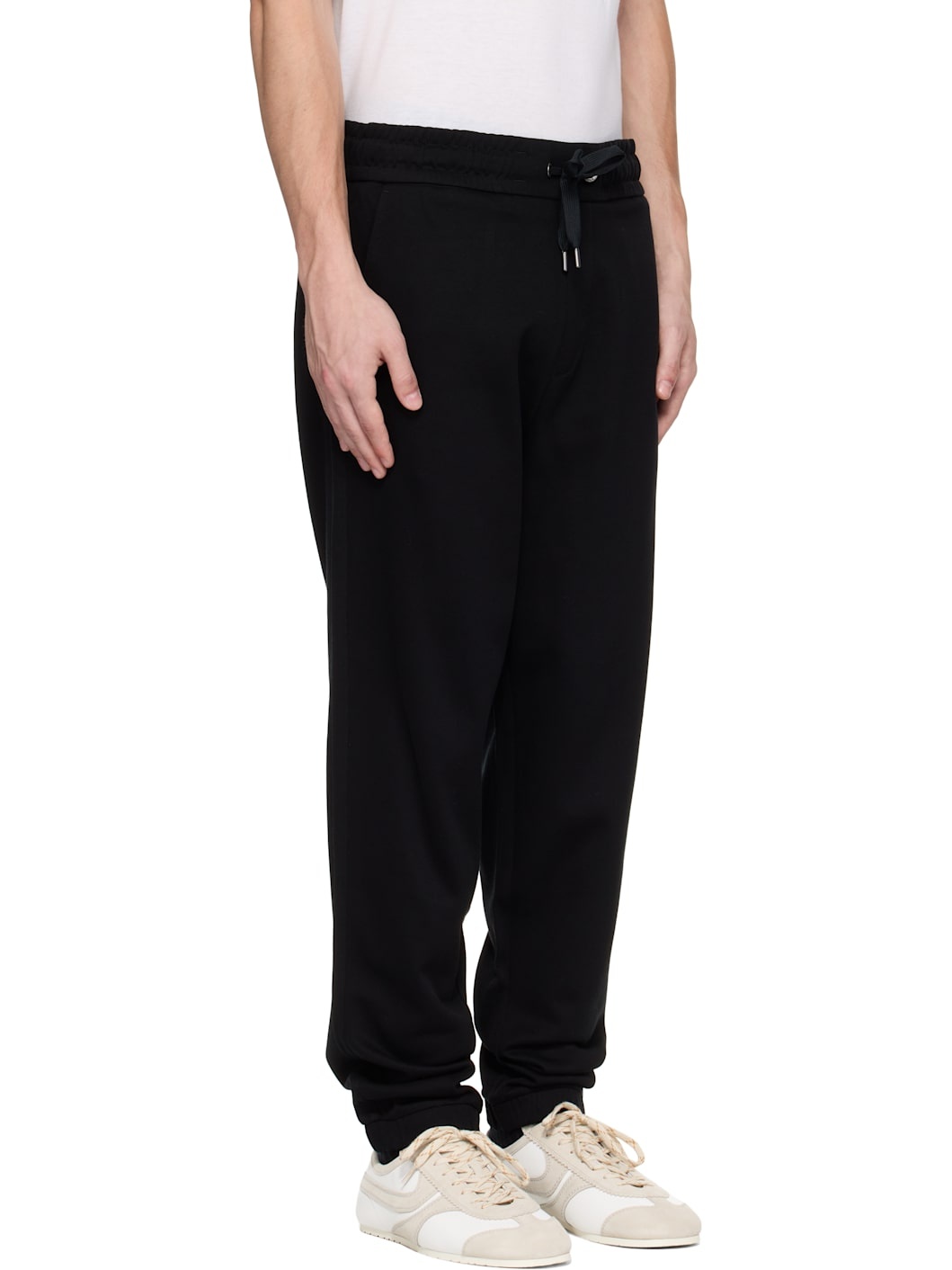 Black Drawstring Sweatpants - 2