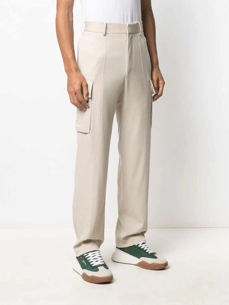 straight-leg cargo trousers 4