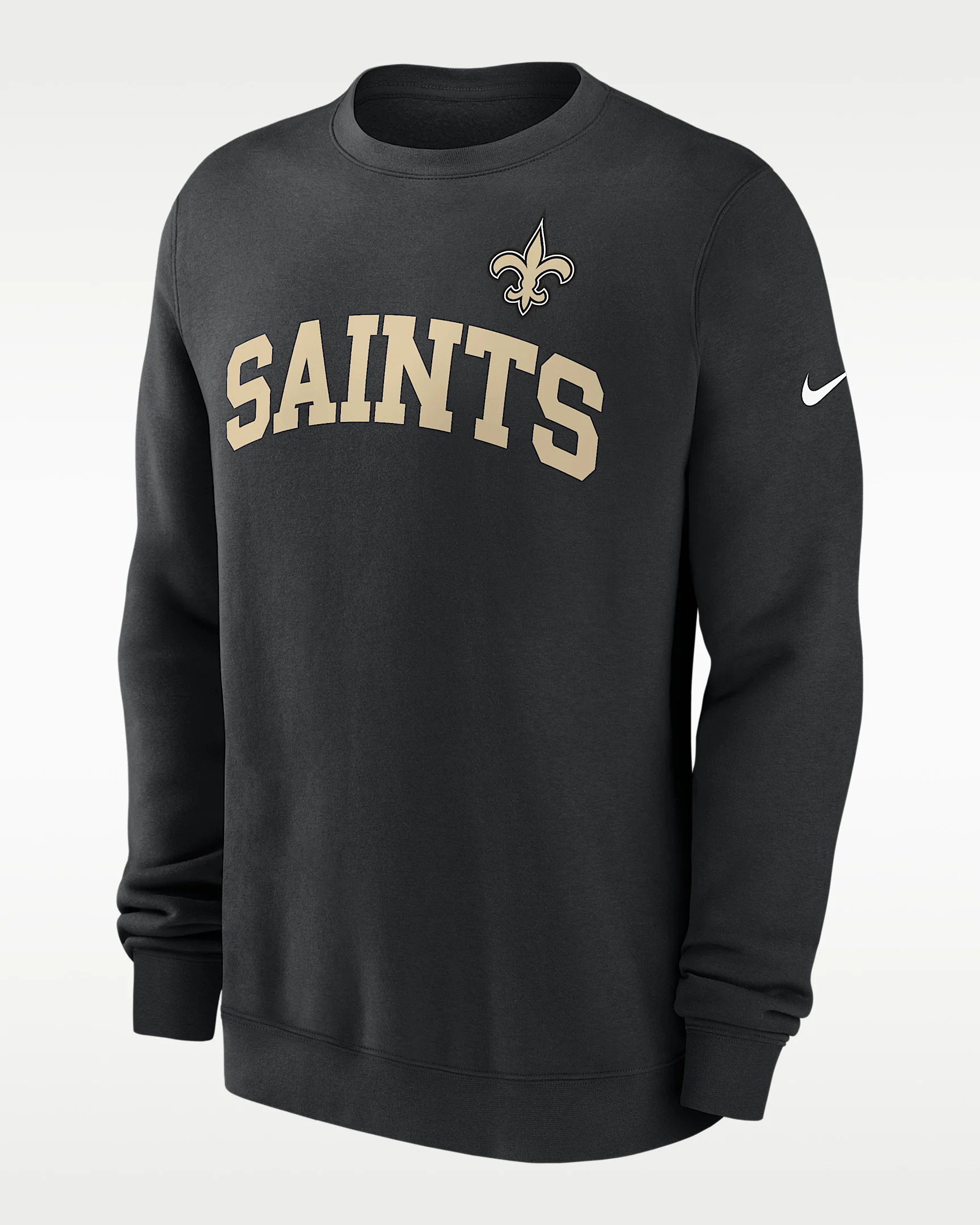 New Orleans Saints Club Men's Nike NFL Pullover Crew - 1