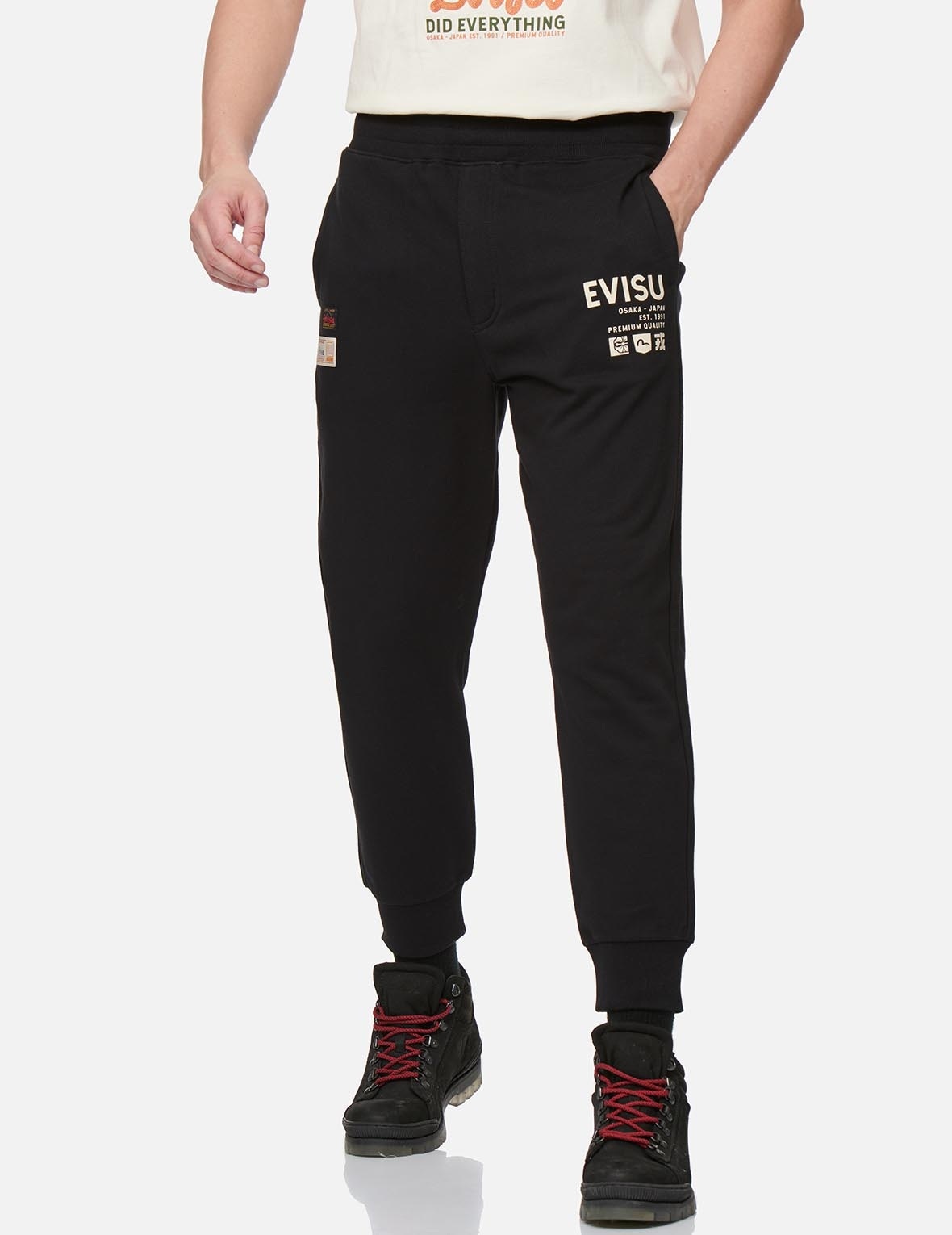 GODHEAD AND LOGO DAICOCK PRINT SWEATPANTS - 4
