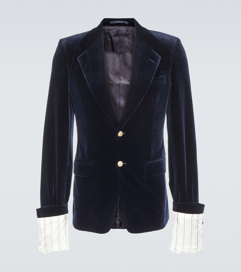 Velvet blazer - 1