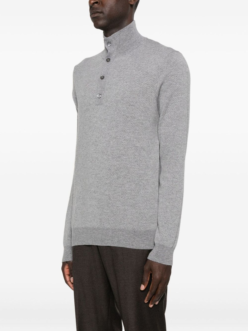 button-fastening sweater 3