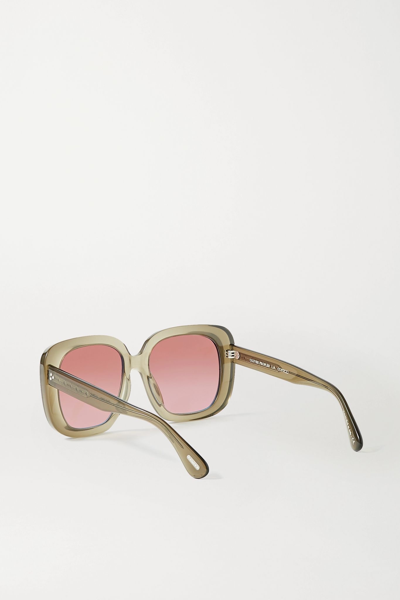 Nella oversized square-frame acetate sunglasses - 2