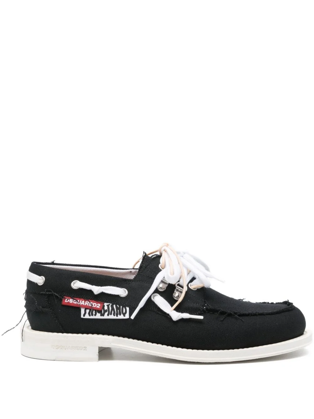 DSQUARED X MAGLIANO BOAT SHOES CANVAS - 1