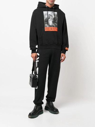 Heron Preston Halftone Heron hoodie outlook