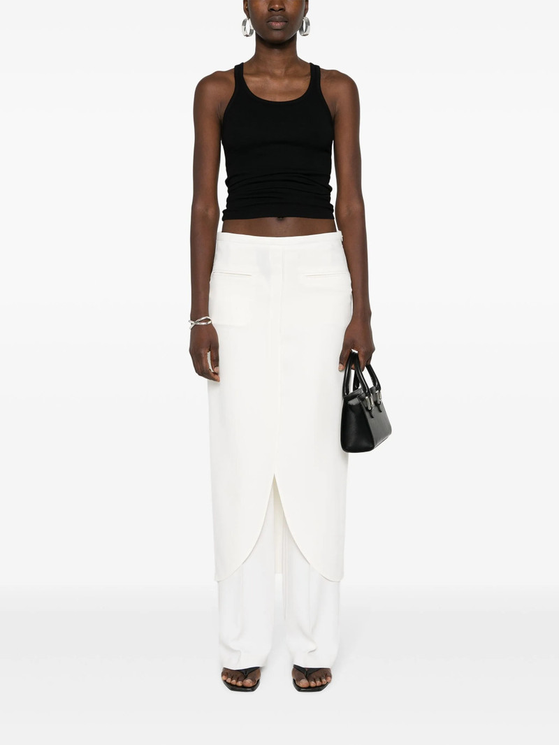 AGOLDE sleeveless ribbed-knit top outlook