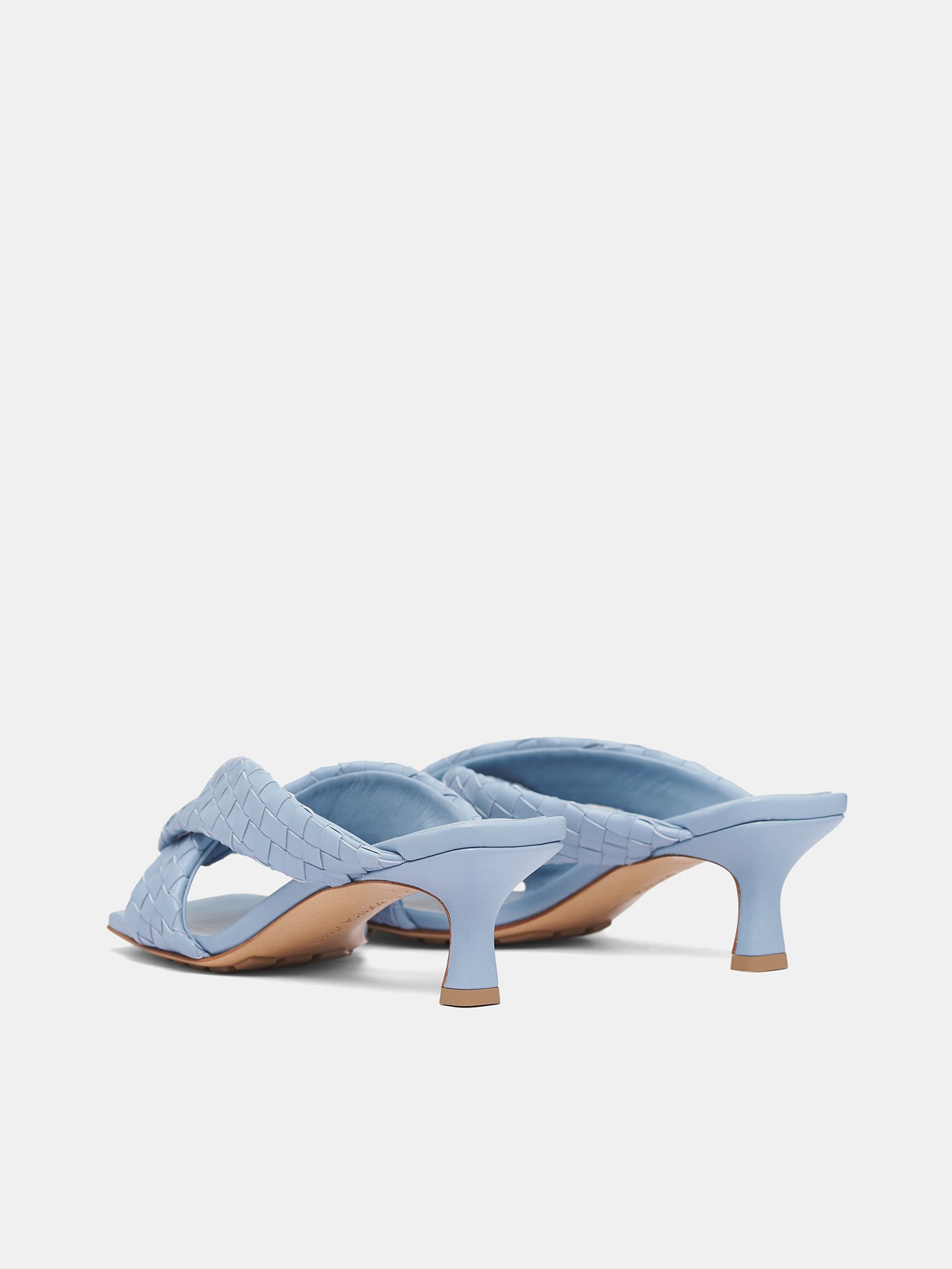 Blue Intrecciato Riva Mule Sandals - 5