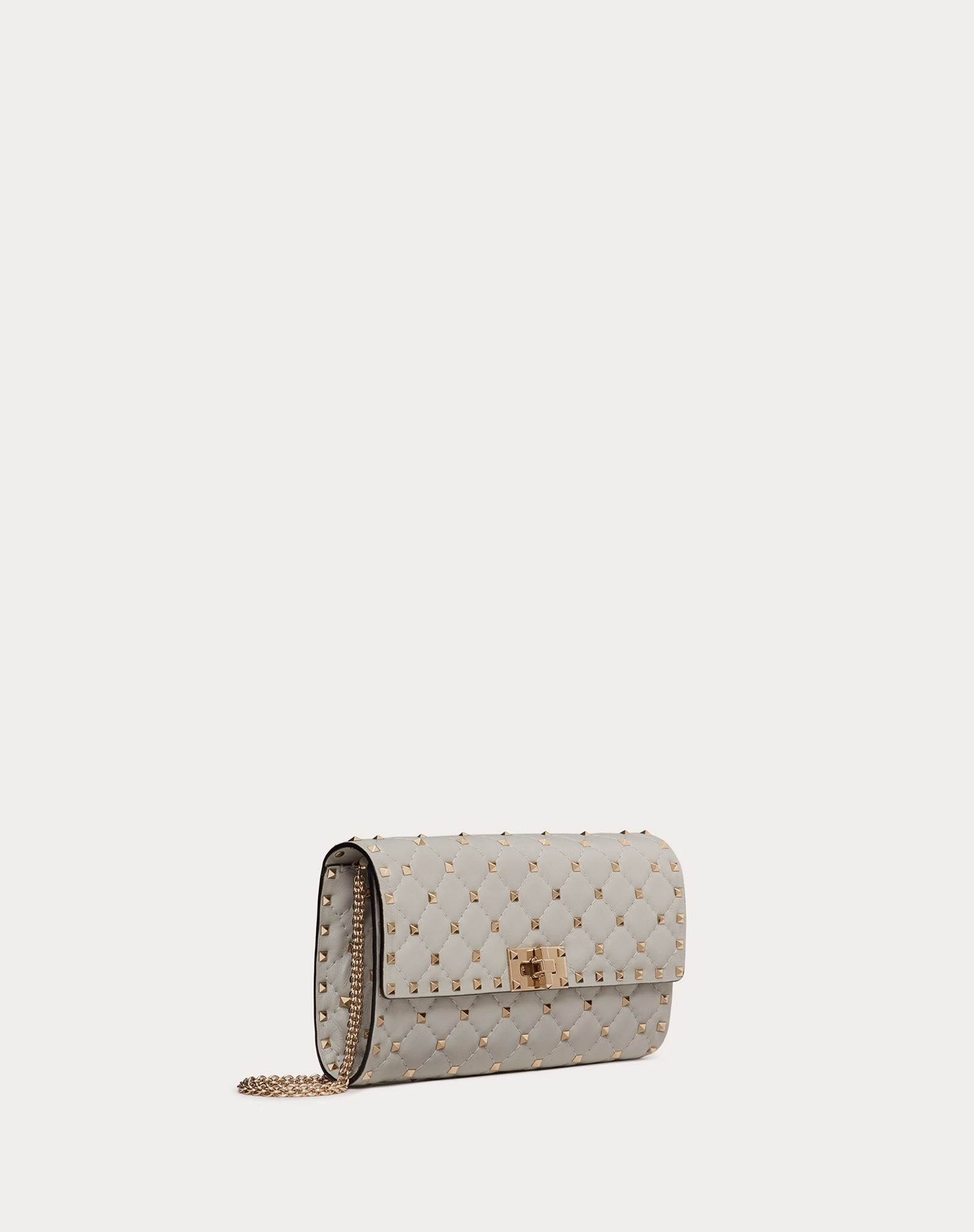 Rockstud Spike Nappa Leather Crossbody Clutch Bag - 2