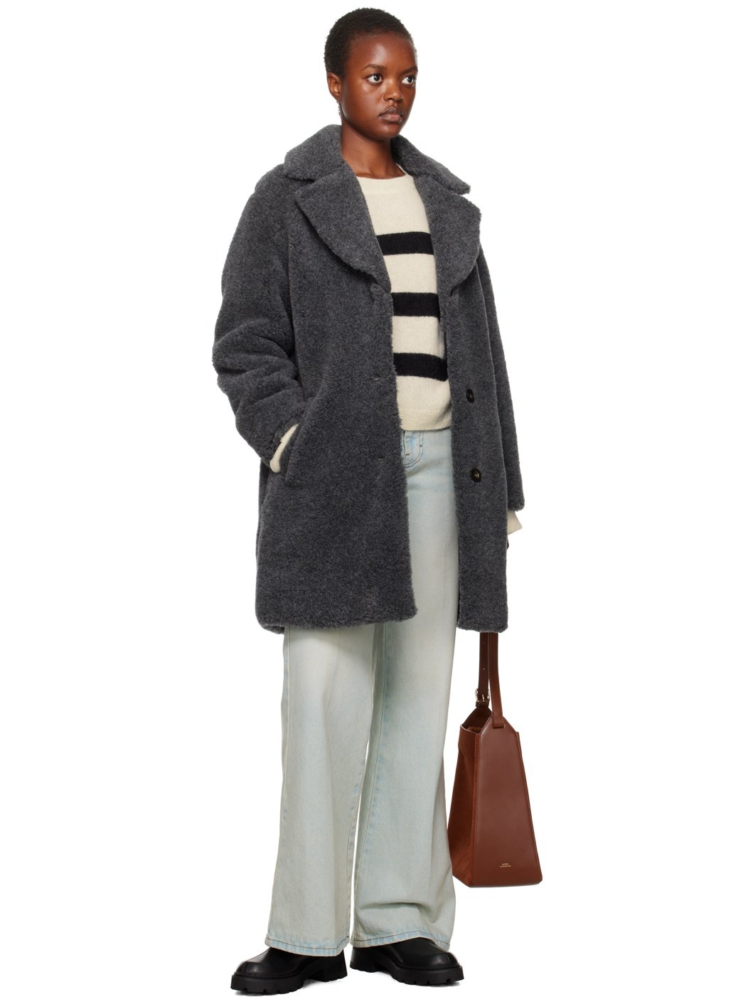 Gray Nicolette Coat - 4