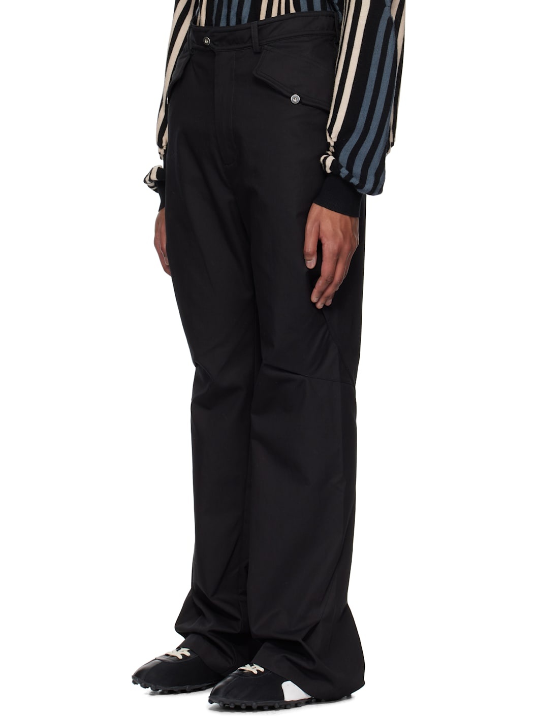 Black Alec K-Dart Trousers - 4