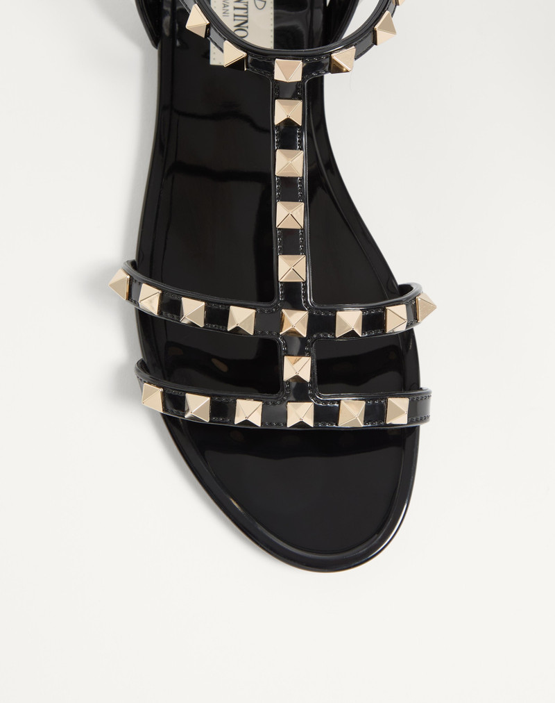 Valentino ROCKSTUD FLAT RUBBER SANDAL outlook