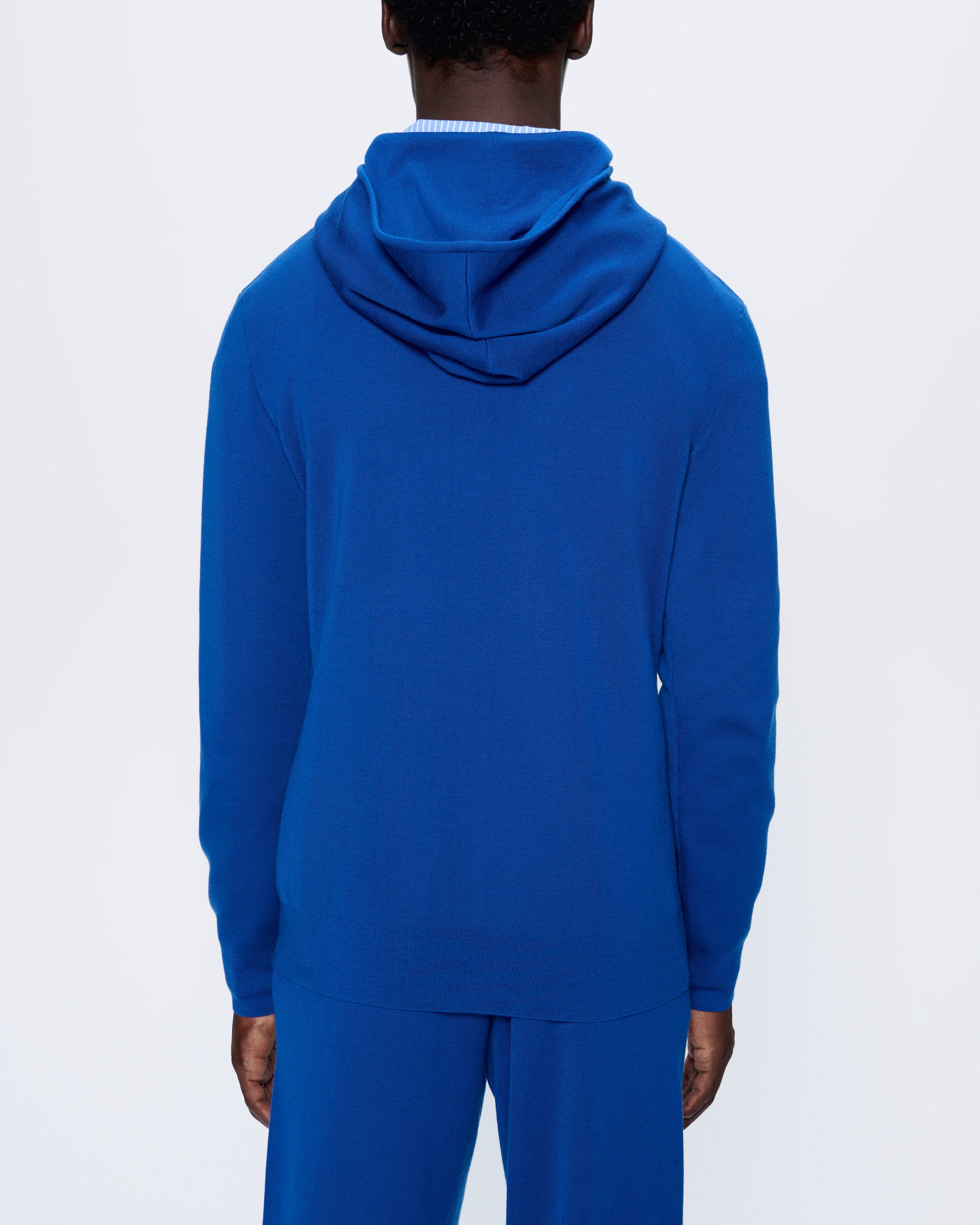 Mens DNA Regenerative Merino Wool Hoodie - Earth Blue - 5