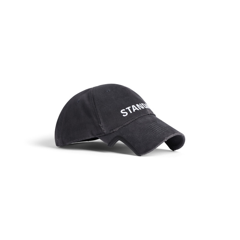 BALENCIAGA Men's Standard Cap in Black Faded outlook