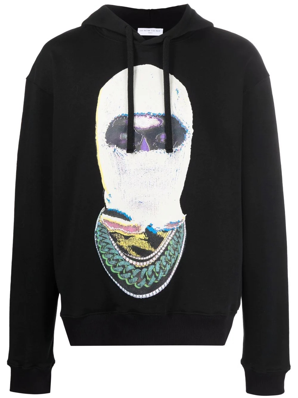 graphic print hoodie - 1