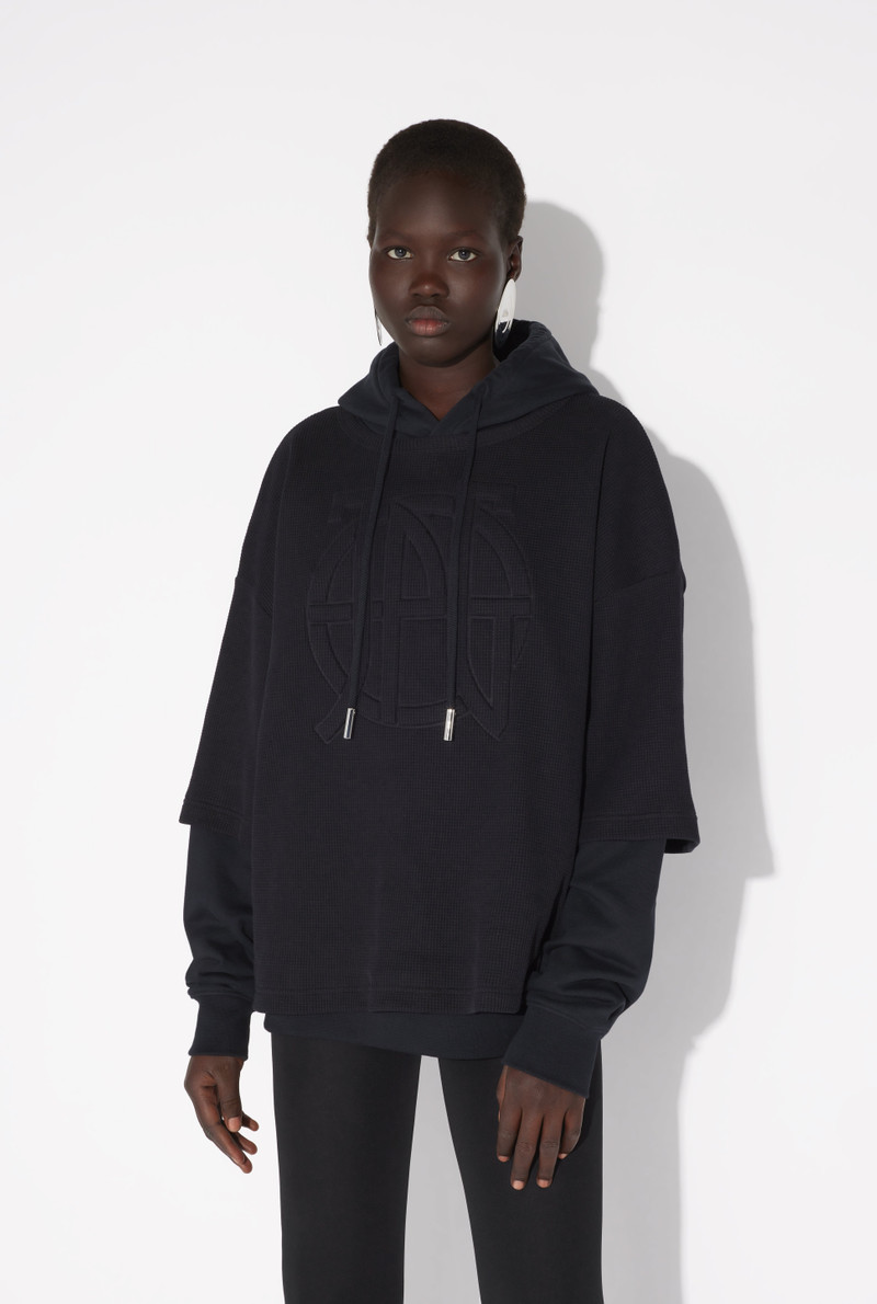 Jean Paul Gaultier THE OVERSIZED BLACK JPG SWEATSHIRT outlook
