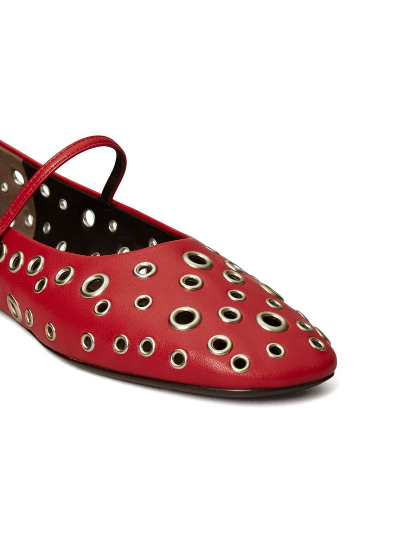 eyelet Mary Jane ballerina shoes 3