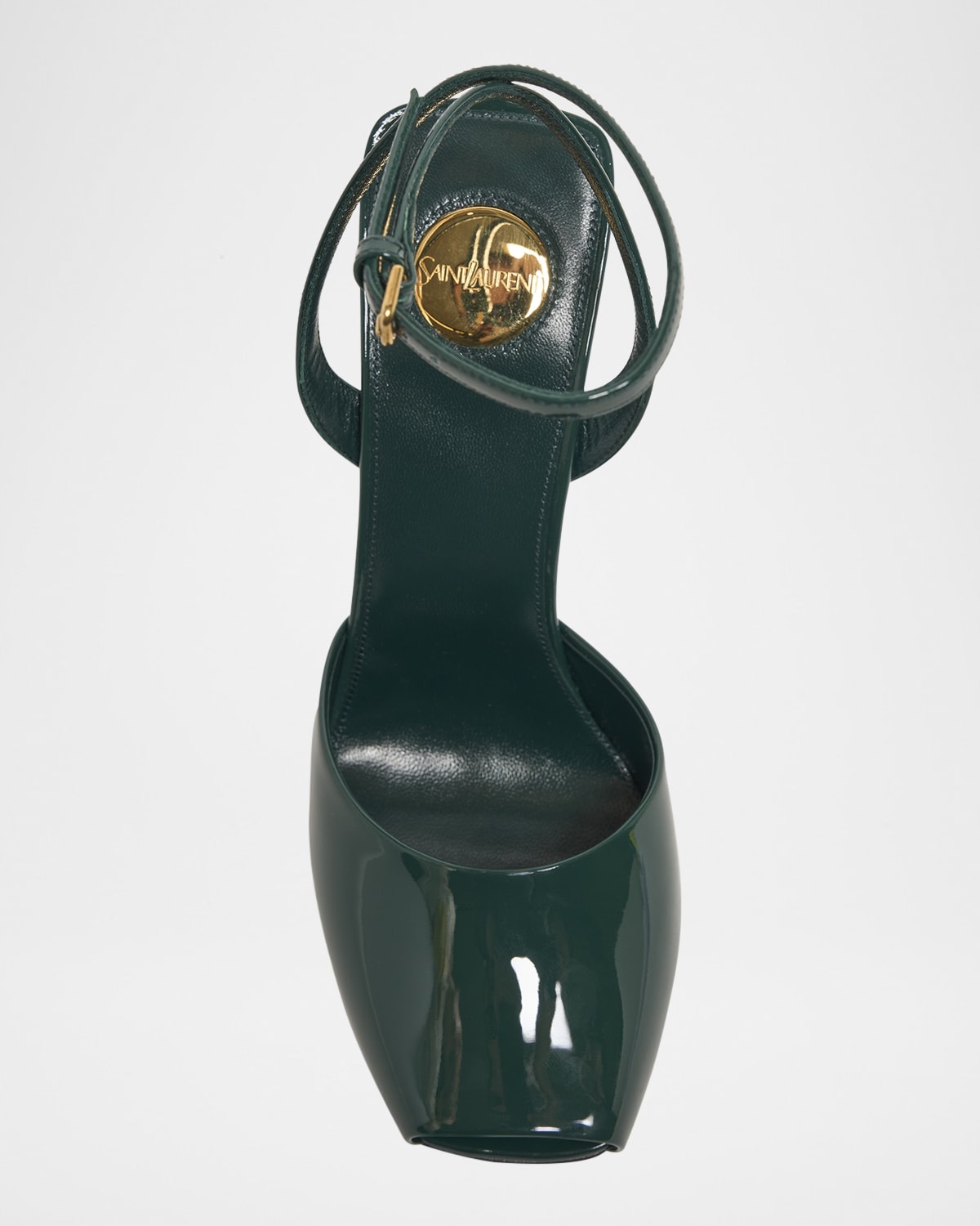La Scandale Patent Ankle-Strap Sandals - 5