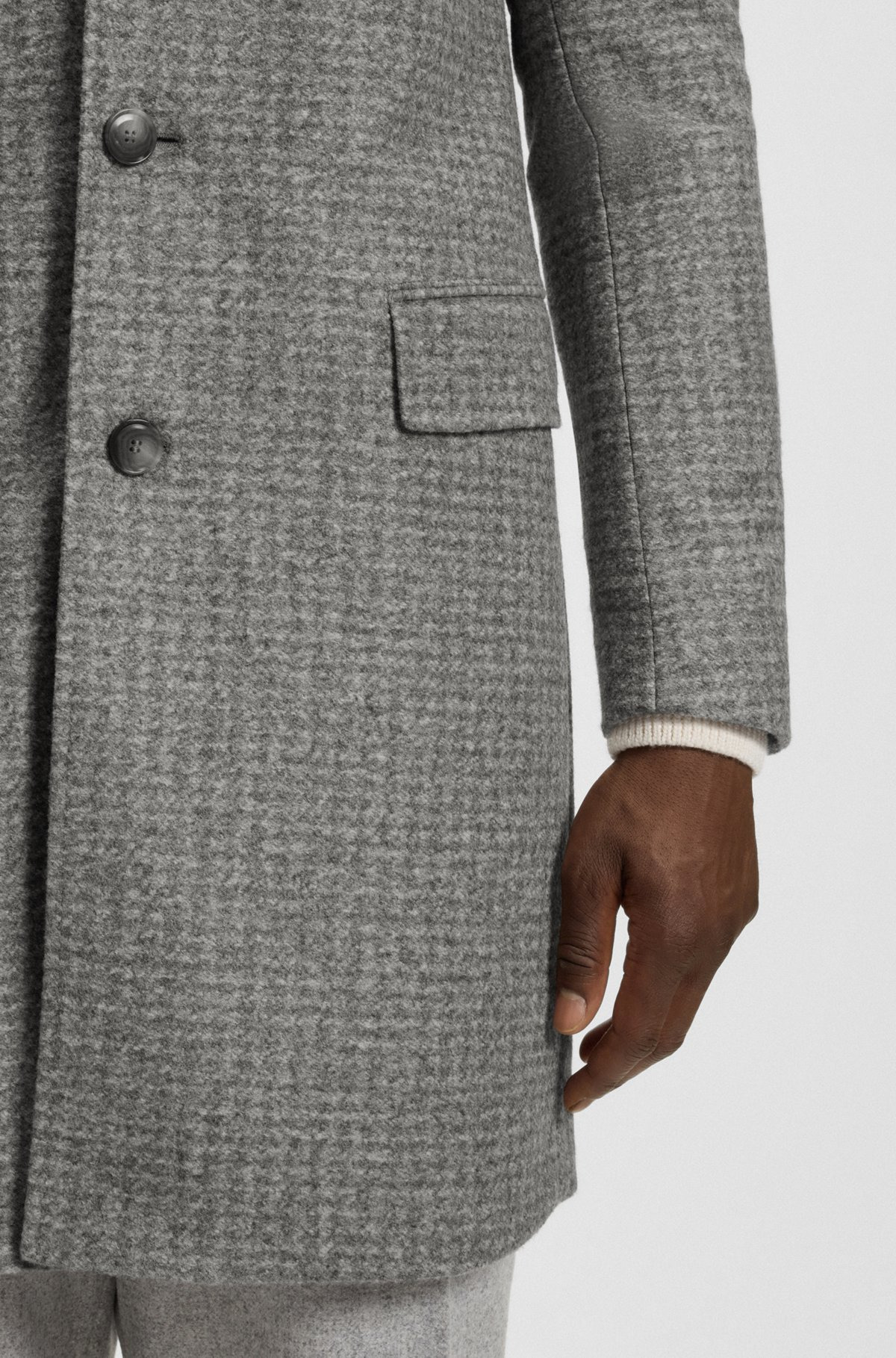SLIM-FIT COAT WITH DETACHABLE INNER - 6