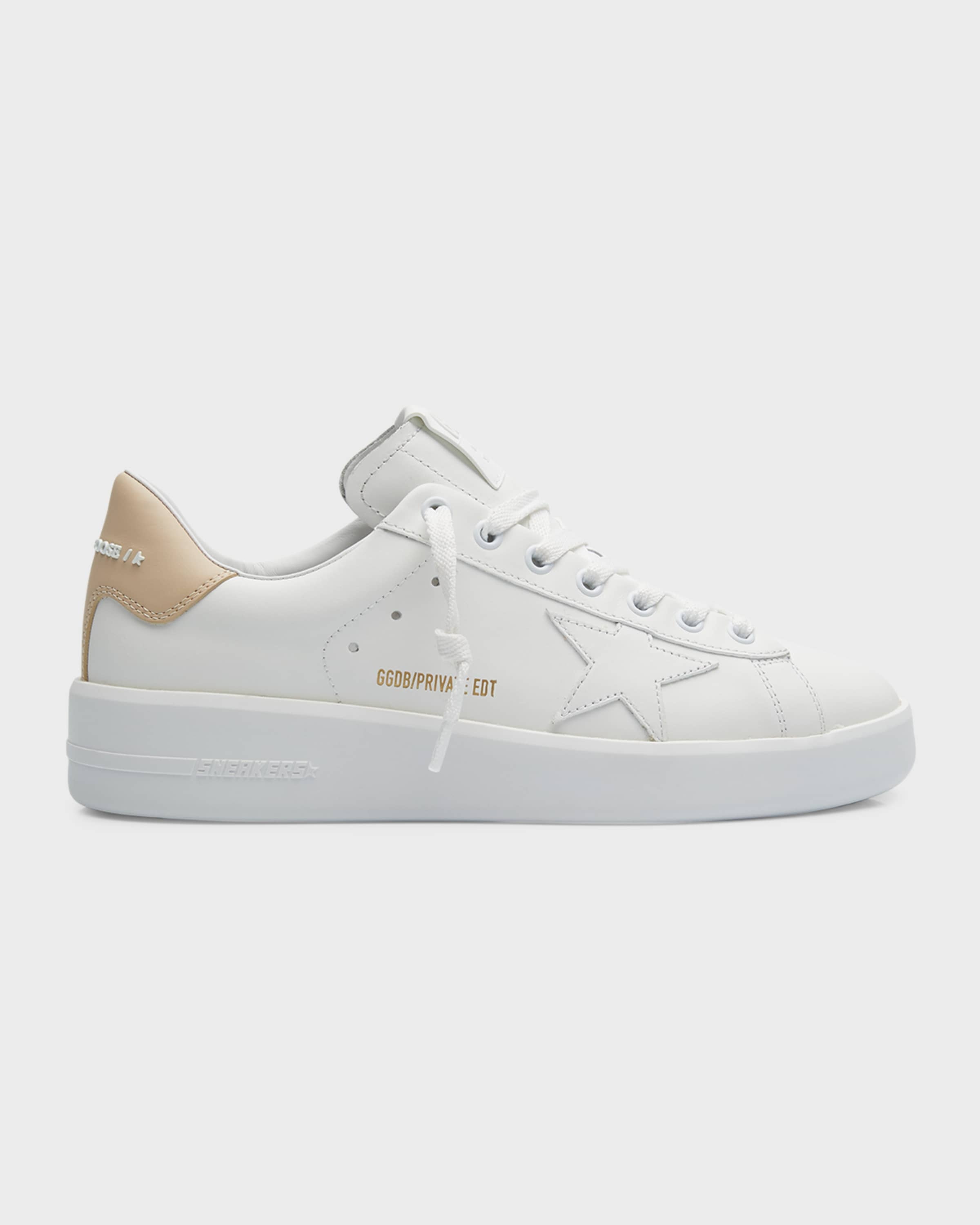 Pure Star Bicolor Leather Low-Top Sneakers - 1