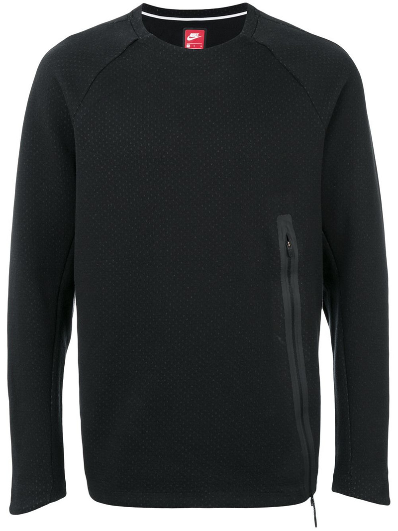 crew-neck tech fleece sweatshirt 1