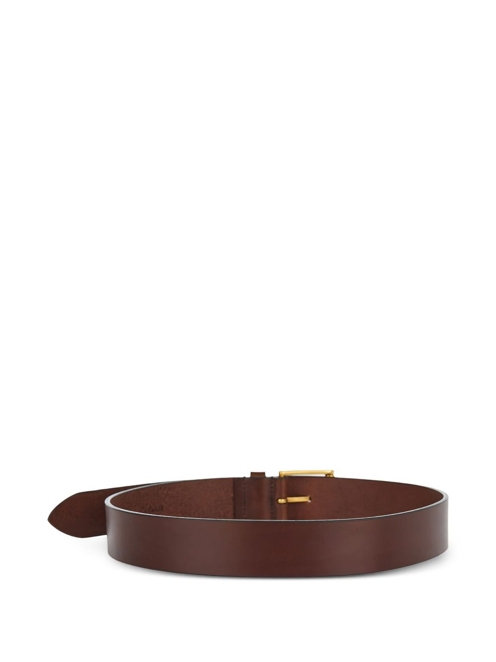 leather buckle belt - 2