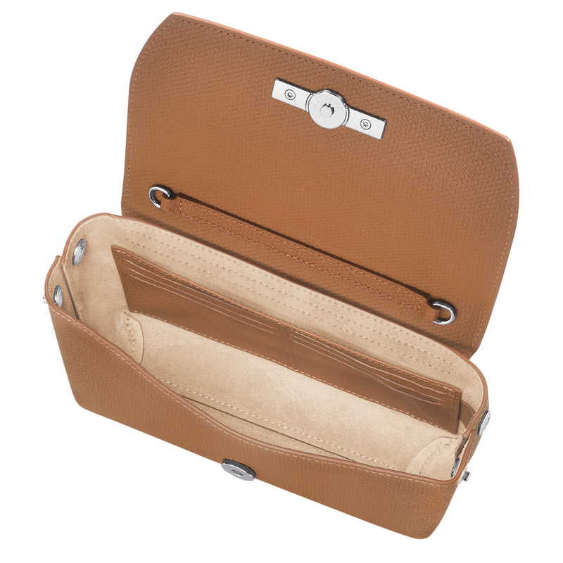 Roseau Clutch Natural - Leather 4