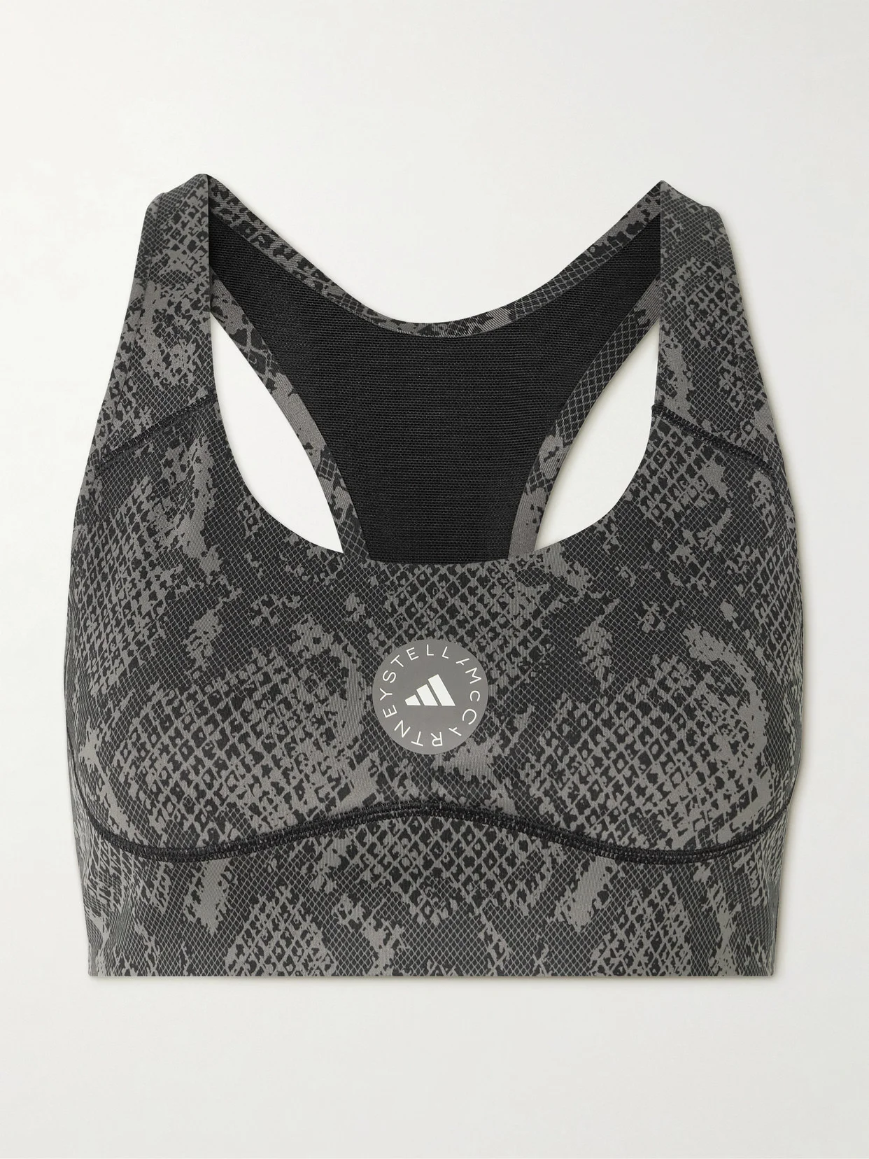 Power Impact Snake-print Recycled-stretch Sports Bra - 1