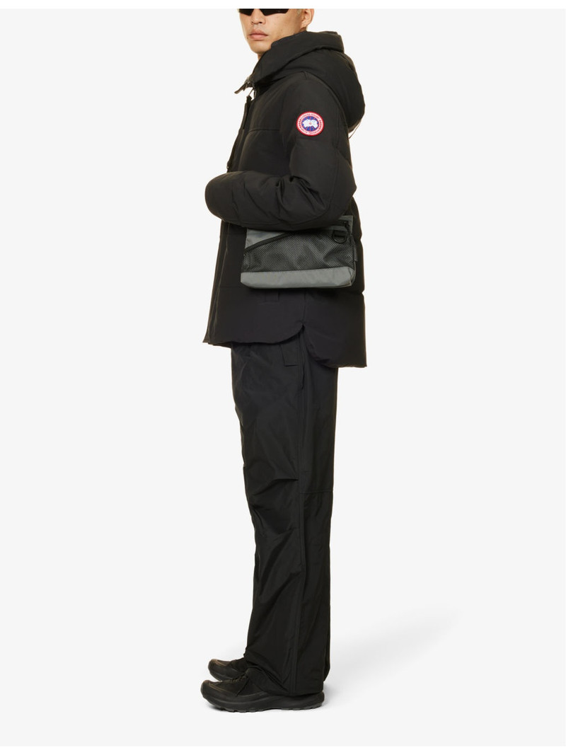 Canada Goose Macmillan funnel-neck twill-down parka jacket outlook