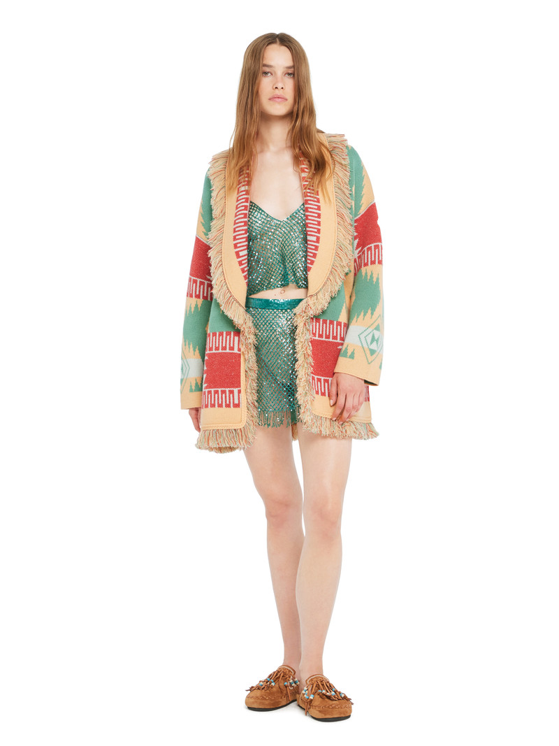 Alanui Icon Jacquard Cardigan outlook