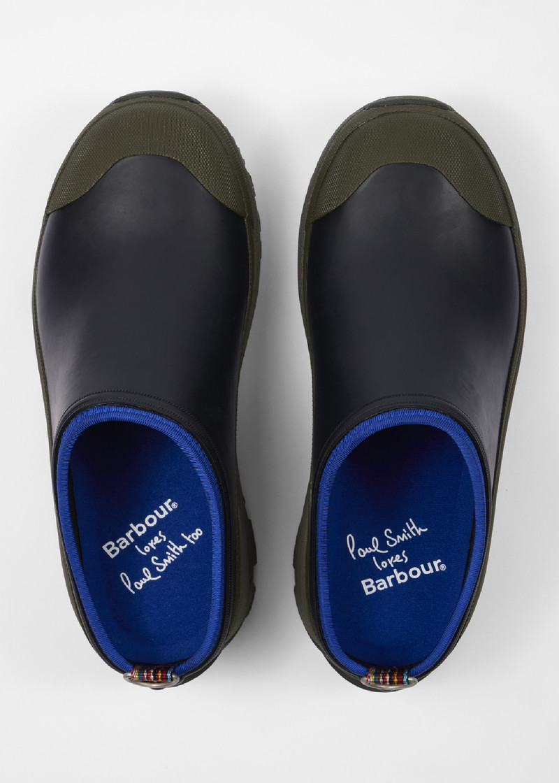 Paul Smith loves Barbour - Women's Dark Navy Clogs 7
