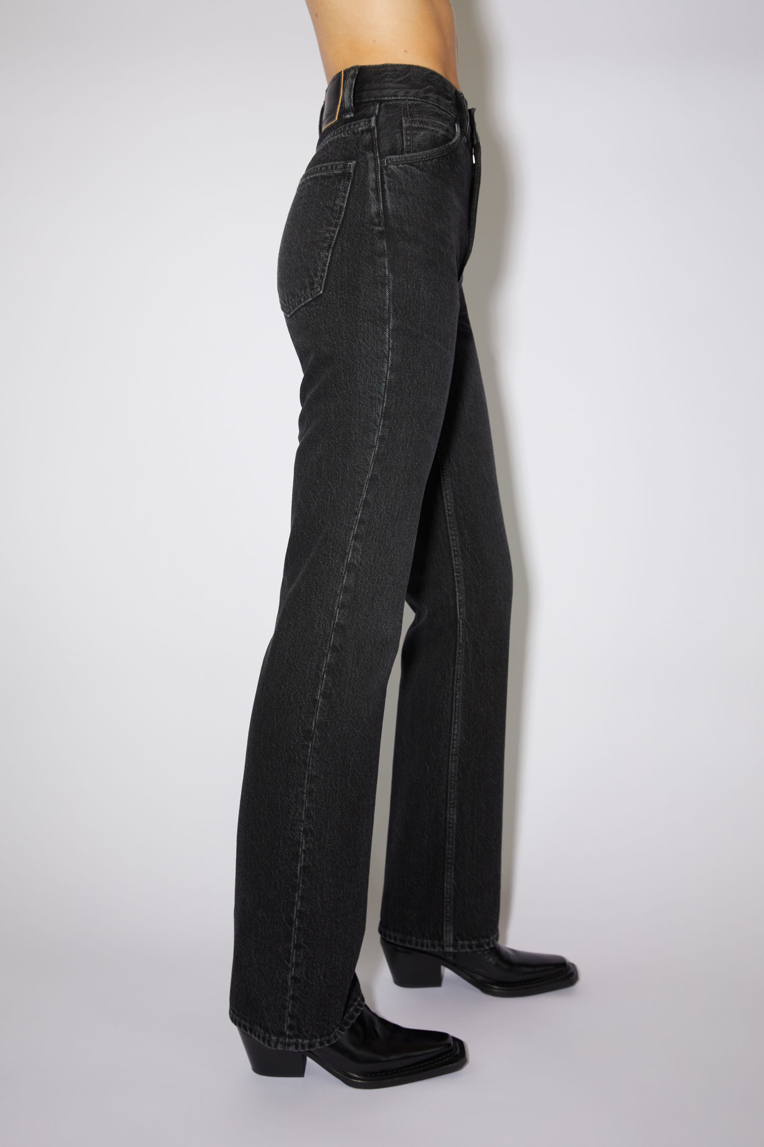 Bootcut fit jeans - Black - 4