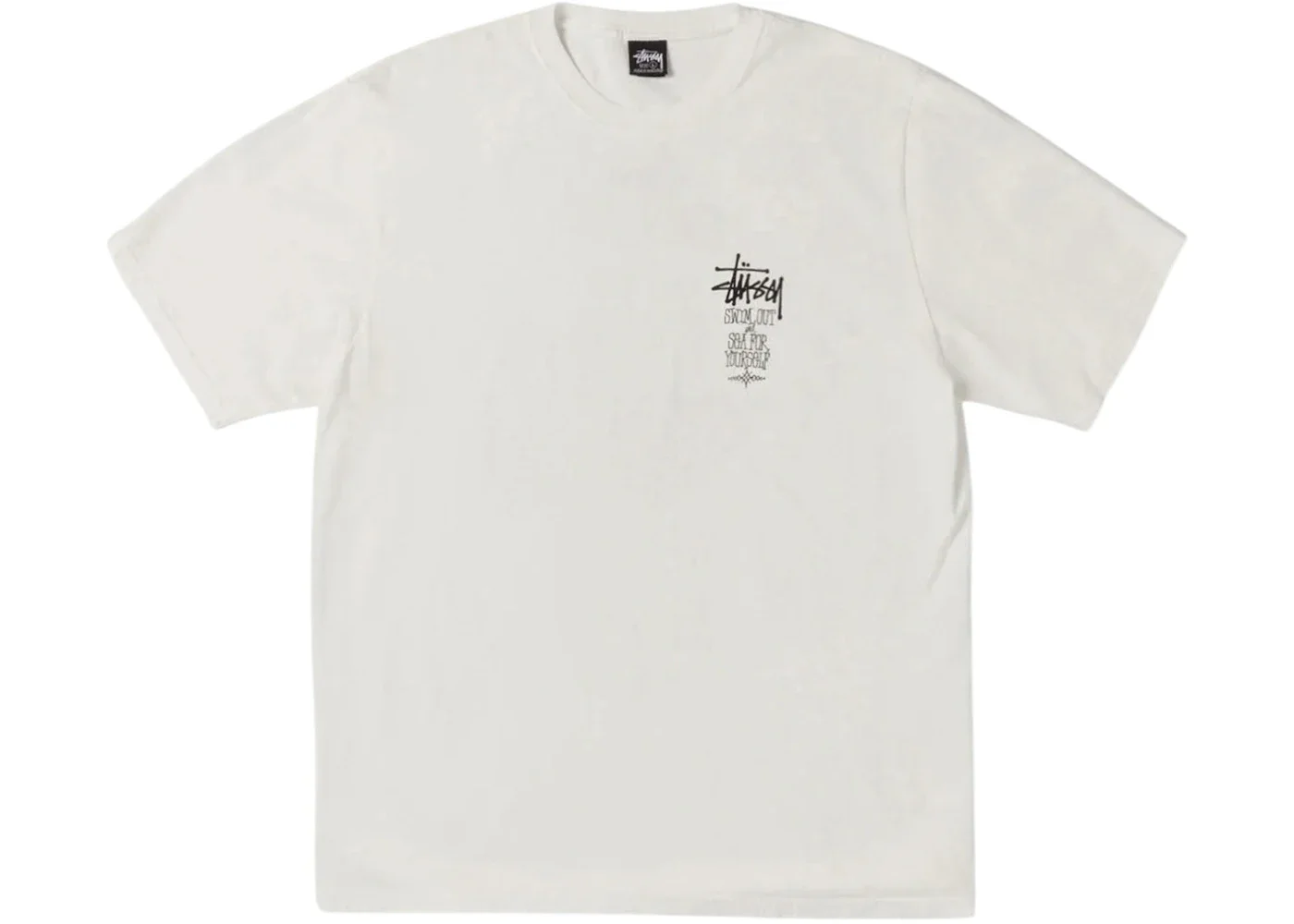 Stussy Swim Out Pigment Dyed Tee Natural - 1